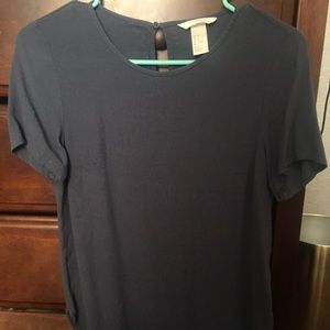 Very Cute H&M Blue/Grey Top!